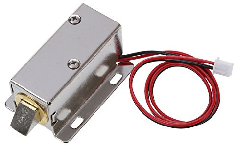 Huusuei Huusuei (R) 0837L Magnet für elektrisches Türschloss mit offenem Rahmen, Gleichstrom, 12 V, 8 W