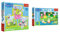 Trefl TR34849 Fröhlicher Tag Wutz, Peppa Pig 20 bis 50 Teilen, 3 Sets, für Kinder ab 3 Jahren Puzzlebox, Mehrfarbig &, Puzzle, Spielen im Sommer, Peppa Pig, 60 Teile, für Kinder ab 4 Jahren
