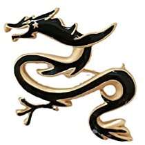 ARFUKA Anstecknadel Drachen Brosche Pins Anstecknadel Geschenk für Männer und Frauen Kleidung Taschen Jacken
