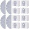 Kit d'accessoires pour Roborock S8 Pro Ultra, 8 sacs à poussière, 4 chiffons de nettoyage, pièces de rechange pour robot aspirateur