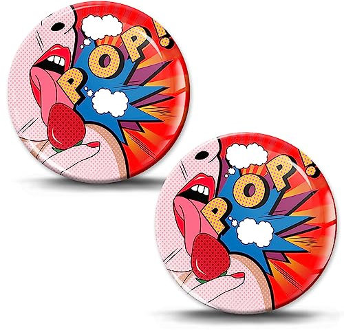 SkinoEu 2 x Aufkleber 3D Gel Silikon Stickers Comic Autoaufkleber Auto Motorrad Fahrrad Fenster Telefon Laptop PC Tablet Tür PS 47