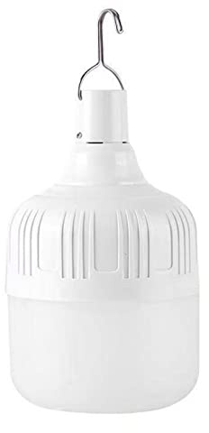 Garosa Wiederaufladbare Notfall-LED-Glühbirne, 80 W, 80 Mm, Batterie-Backup-Licht für Stromausfall, Camping, Outdoor-Aktivitäten, Hurrikan-Campingzelt