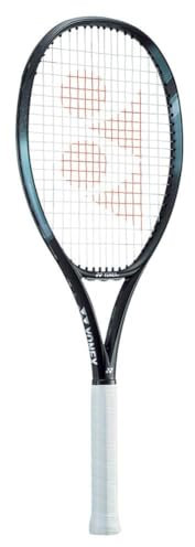 Ezone Tennisschläger 100 l, Aqua Night Schwarz (7. Generation) (10,3 cm Griff)