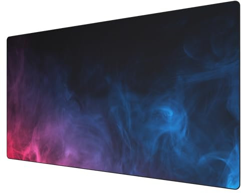 Titanwolf XXXL Übergröße Mauspad 1600x800mm, Gaming Mousepad Groß,160x80 cm Tischunterlage Large Size, verbessert Präzision und Geschwindigkeit XXXL, für Logitech Maus und Tastatur, Smoke Design