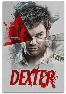 Dexter Ästhetisches künstlerisches Poster für Schlafzimmer, Wohnzimmer, Wände, 40 x 60 cm, ungerahmt
