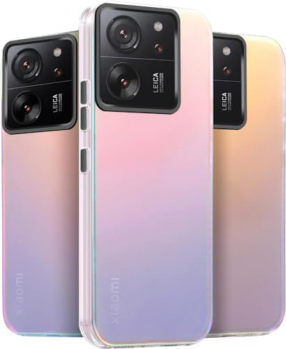 Yojiong Hülle für Xiaomi 13T / Xiaomi 13T Pro (6.67), Glitzer Matte Handyhülle [Farbwechsel-Effekt], stilvolle und Einzigartig, Stoßfest Kratzfeste Schutzhülle, Bunt