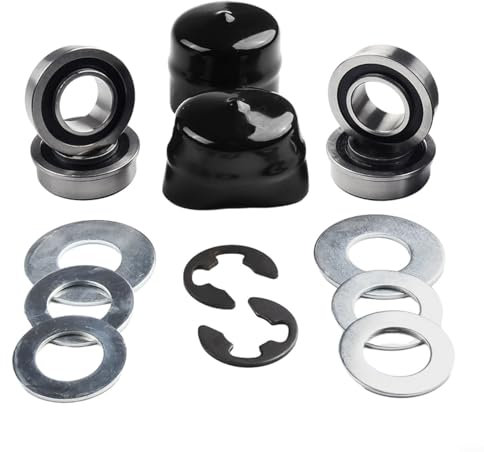 Oniissy Bague de roue avant, kit de conversion de roulement pièce de rechange pour 532009040 9040H pour tondeuse à gazon 532009040, 9040H