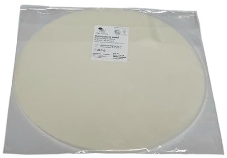 Backpapier rund 28cm, Made in Germany, 50 Blatt