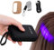Kit D'extensions de Cheveux à Lumière UV, Machine D'Extension de Cheveux à Lumière UV 405 Nm, Extension de Cheveux Portable à Durcissement Rapide, Colle UV, Extension de (Black)