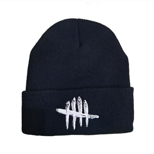 WLJEHWLJ Deads by Daylights Anime Mütze, warme Strickmütze, Wintermütze, weiche Wintermützen für Damen und Herren, mehrfarbig, Einheitsgröße