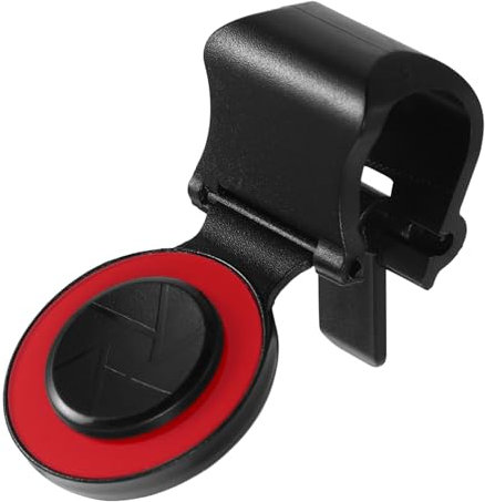 BEBEMOKO Controlador Para Móvil Gatillos y Joystick Accesorio Para Teléfonos Para Jugadores De Rojo Transparente