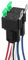 2 Stück 12V Sicherungsrelais 30A ATO/ATC Flachsicherung mit Kabelbaumsatz, 4-polige SPST Relais für den Automobilbereich mit 12 AWG Hochleistungskabeln