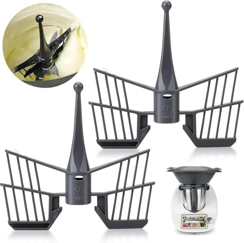 Lot de 2 Fouet pour TM5 TM31 TM6 Accessoire, Accessoire de Haute Qualité en Plastique ABS Alimentaire pour Robot de Cuisine