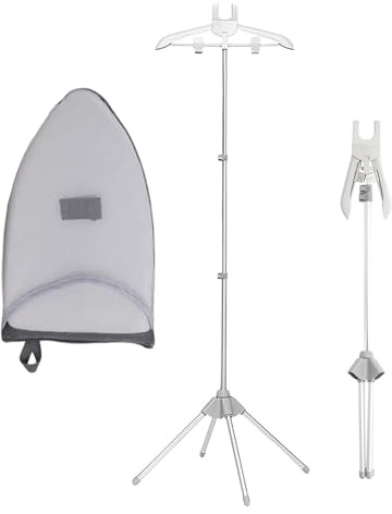 Genérico Soporte para Vaporera De Ropa,Perchero para Vaporización De Prendas | Brazo Telescópico Ajustable Giratorio De Aluminio para Hogar Hotel Y Cuidado Textil