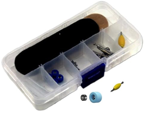 Generisch Mini Fingerboard - 4.92 Inches Mini Fingerboard Set | Metal Wooden Scooter - Creative Display Toy aus Holz und Legierung, 80g leicht, bietet dekorativen Spaß für Zimmer