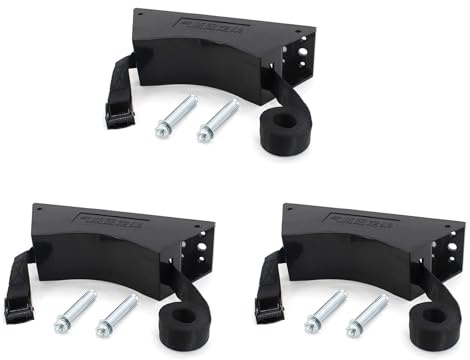 Reeatel Lot de 3 supports muraux pour réservoir de propane, support de bouteille de gaz pour adoucisseur d'eau de camping-car