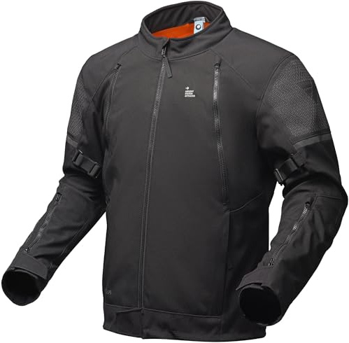 Modeka Muva Motorrad-Textiljacke, schwarz, XL | CE-Protektoren