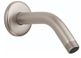 hansgrohe Installation 6-inch Modern Showerarm in Brushed Nickel, for Wall Mount Showerhead, 27411823