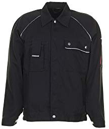 Planam Men;Women Canvas 320 Waisted jacket Canvas 320'' Size 64 in black (pack of 1)'