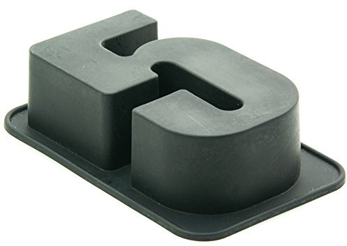 Birthday Cake Number Silicone Moulds Non-Stick Individual Personalized Flexible Silicone Bakeware Sweet Moulds (Number - 5)