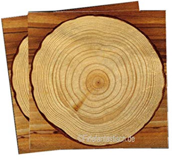 Servietten in Holzoptik 33 cm 20er Pack
