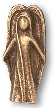 Handschmeichler Bronzeengel, Schutzengel - Engel aus Bronze 5,5cm im Geschenkkarton