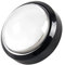 EG STARTS 4 Pouces 100mm Big dôme 12V LED Lumineux des Boutons poussoirs avec Micro pour Arcade Machine Jeux vidéo Pièces (Blanc)