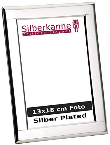 silberkanne Cadre Photo Sous Verre Mainz 13 x 18 cm avec dos en bois plaqué argent