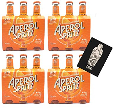 Aperol Spritz 12x 0,2l (10,5% Vol) ready to drink Aperitivo/Aperitif - [Enthält Sulfite]