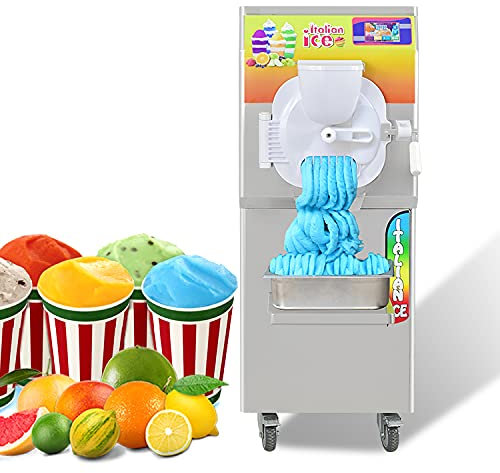 Kolice CE Certificate Commercial Italian Ice Machine Healthy and Nutritious Fresh Fruits Italian Water Ice Machine Sorbet Making Machine Gelato Ice Cream Machine