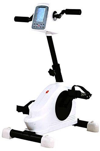 Samnuerly Indoor-Pedaltrainer, verstellbares Widerstands-Arm-Bein-Fitness-Trainingsgerät für Handicap und Schlaganfall-Überlebende, elektronisches Physiotherapie-Rehabilitationsrad