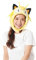 SAZAC Kigurumi Mütze – Pokemon – Meow – Gemütliches Kostüm – Erwachsenengröße Gelb, gelb, Einheitsgröße-M