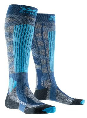 X-Socks Ski Rider 4.0 Skisocke Blau Unisex Grösse 45-47