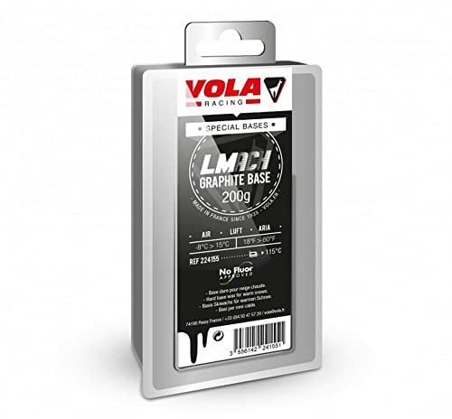 Vola Skiwachs für warmen Schnee Bases Spéciales Graphite LMach 200 g