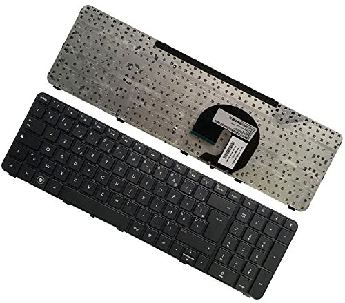 Clavier d'ordinateur Portable Compatible avec HP Pavilion dv7-4000 DV7-4050 dv7-4100 dv7-4200 dv7-5000 dv7t-5000 LX7 Disposition française