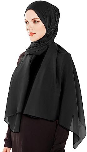 UICCVOKK Hijab Kopftuch Damen, Hijab Muslimisches Kopftuch Damen Muslim Kopftuch Damen Hijab, Modernes Weiches Chiffon Hijab Kopftuch für Damen, Muslimisch Kopftuch Schal Leichtes