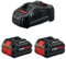 BOSCH GXS18V-20N26 18V Starter Kit with (2) CORE18V® 6 Ah High Power Batteries and (1) 18V Fast Battery Charger