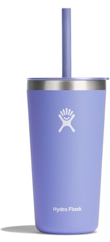 Hydro Flask Rundum-Becher, Strohhalm-Deckel, Lupine, 590 ml