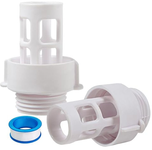 AQDD Pool Drain Connector 10184 Pool Drain Hose Adapter Suitable for Intex Round Swimming Pool Hose Drain (2 Pack)