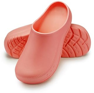 ESTRO Zuecos Sanitarios Mujer Cerrados - Cross Hombre Zuecos Mujer Sanitarios Zapatos de Cocina Hombre CC01 (37, Melocotón)