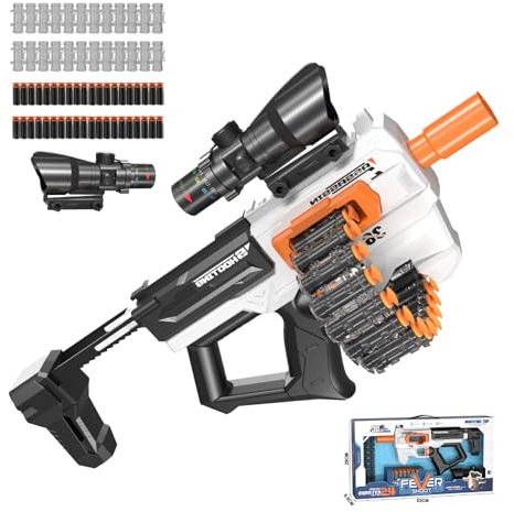 Pistole giocattolo per bambini, blaster di schiuma giocattolo e pistola di plastica per ragazzi con kit di accessori, giochi di tiro, giocattoli di compleanno per ragazzi ragazze adolescenti