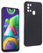 REY Schwarz Silikonhülle TPU für Samsung Galaxy M21s - M31, Handyhülle Premium Kratzfest TPU Durchsichtige Schutzhülle, Ultradünne 0,33 mm
