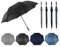 ANGIX Golf Umbrella, Windproof, Extra Large Oversized Umbrella with Straight Handle, Rainproof with UV Protection, Automatic Open, Wind Resistant Stick Umbrellas for Women & Men (Black)