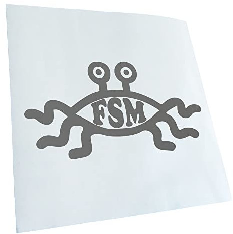 Kiwistar - Autoaufkleber - matt Grau - 20x10cm FSM - Heckscheibe Auto Aufkleber wetterfest für Kfz LKW Mofa Truck - Sticker außen selbstklebend Tuning Zubehör für Fenster Fahrzeug Scheibe