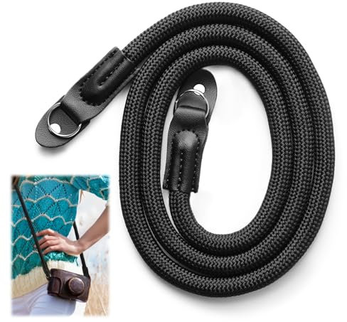 Camera Strap, Weave Rope Camera Neck Shoulder Straps for DSLR SLR Mirrorless Camera