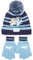 Bluey Wintermütze und Handschuhe für Kinder, warme und bequeme Beanie-Mütze und Handschuhe, Set für Kinder, Geschenk für Jungen und Mädchen im Alter von 2–7 Jahren, blau, Einheitsgröße