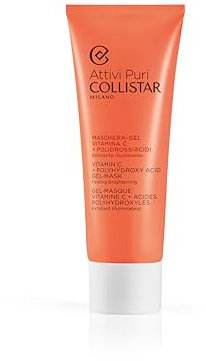 Collistar Gel-Maske Mit Vitamin C + Polyhydroxysäure, Peeling-Gel-Maske Für Leuchtkraft, Erfrischende Textur, Exfoliert Und Bringt Natürliche Strahlkraft Zurück, 75 ml