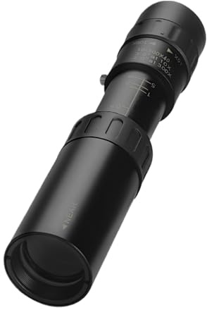 Telescopio monocular portátil, monocular de visión Nocturna | Telescopio de Bolsillo 10-300X | Monoculares Ligeros para observación de Aves, Caza, Senderismo, Acampada, Vida Silvestre
