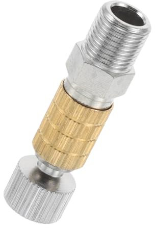DOITOOL Airbrush Schlauch Schnellkupplungswerkzeug Badger Airbrush Adapter Airbrush Schnellkupplung Airbrush Zubehör Airbrush Adapter Schnellkupplungsfitting Kupfer