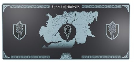 HBO Game of Thrones - Night King Edition XXL Mousepad, 90 x 40 cm, schwarz, ohne Latexbasis, Micro-Textured Oberfläche, waschbar, Neopren